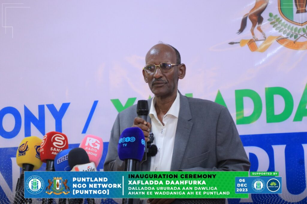 
Puntland NGO Network (PUNTNGO) was officially inaugurated at a grand and well-attended ceremony held in Garowe