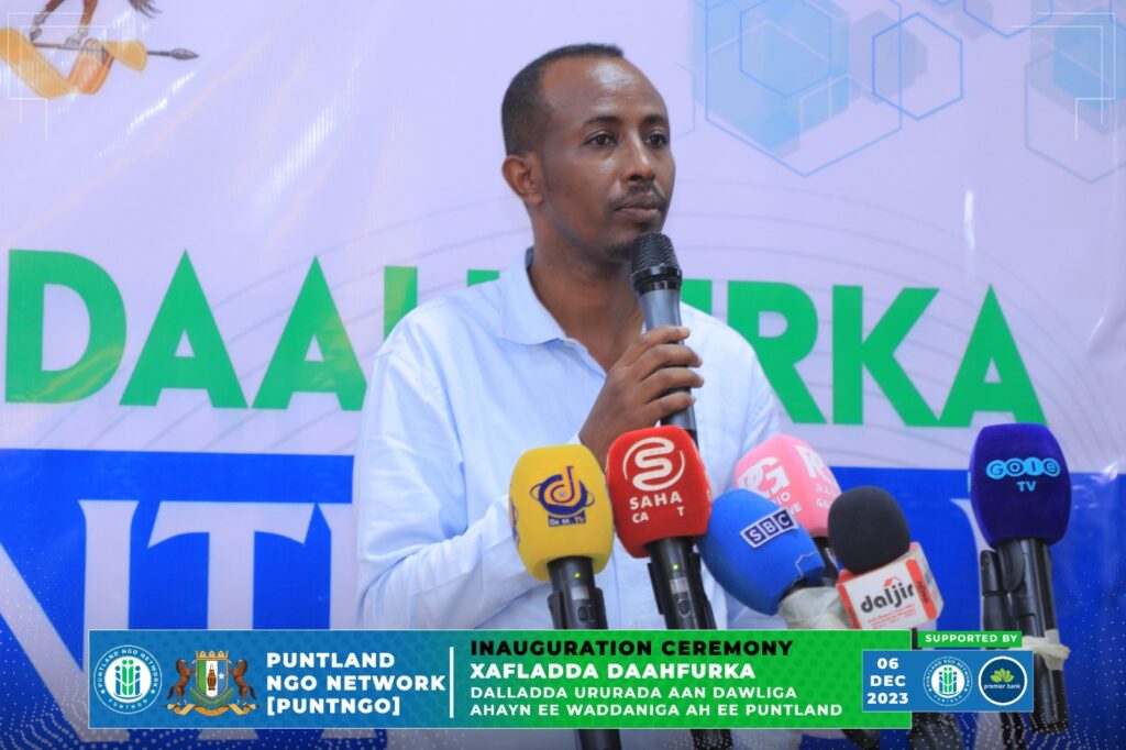 
Puntland NGO Network (PUNTNGO) was officially inaugurated at a grand and well-attended ceremony held in Garowe