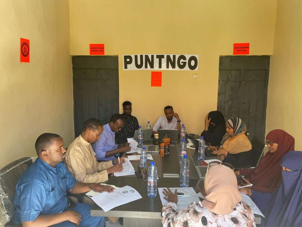 PUNTNGO held an introduction meeting for 10 emerging local organizations to which it will provide capacity building and visibility support