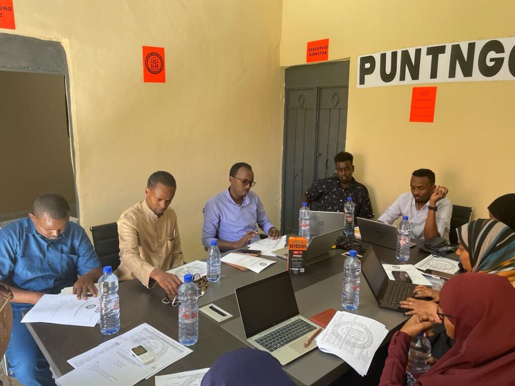 PUNTNGO held an introduction meeting for 10 emerging local organizations to which it will provide capacity building and visibility support