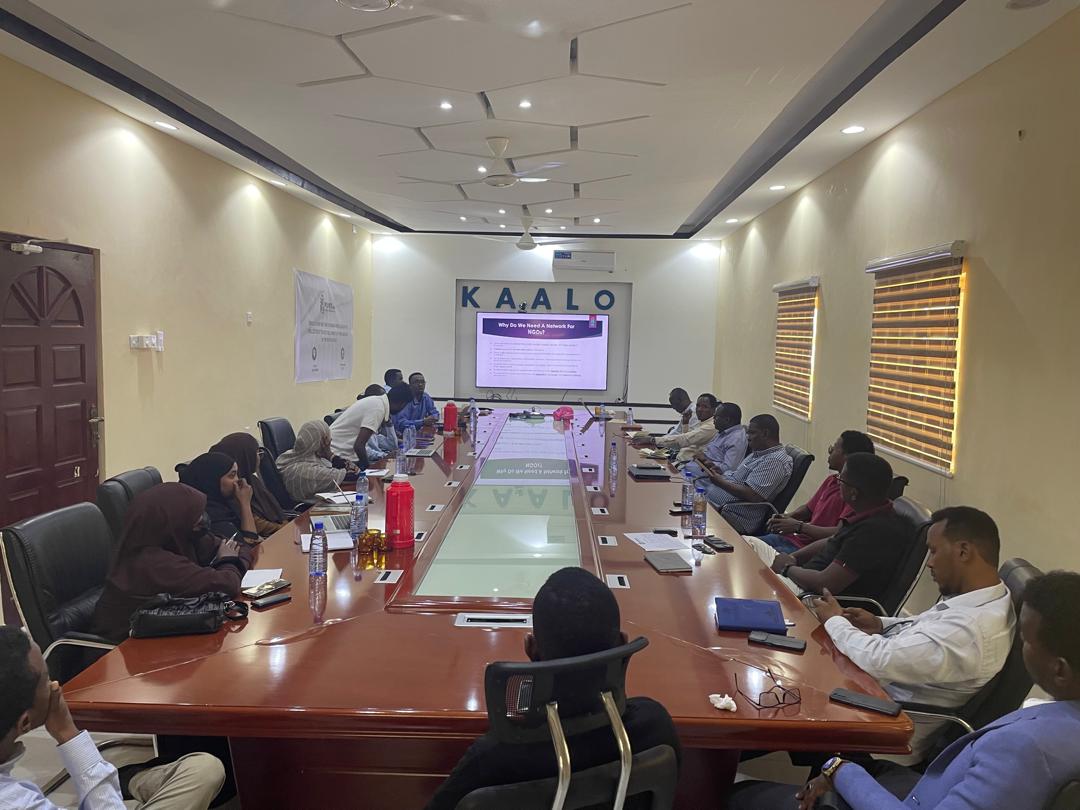 Consultation Meeting for the Establishment of Puntland NGO Network (PUNTNGO) held at KAALO Conference