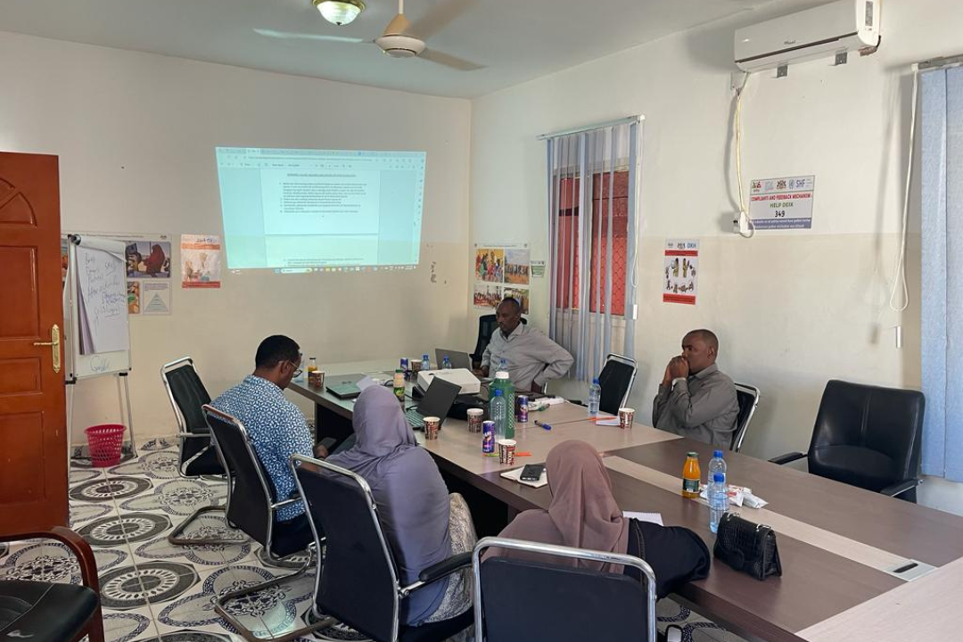 Finalization of the Constitution for the Puntland NGO Network (PUNTNGO) Meeting held at the PMWDO Office in Garowe